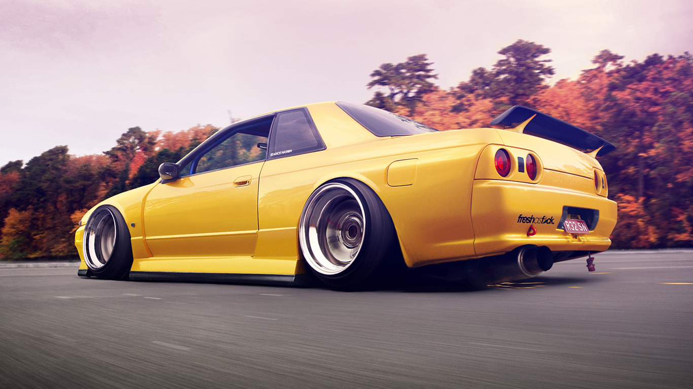 Nissan Skyline GTR Slammed Sparks HD wallpaper | cars | Wallpaper Better