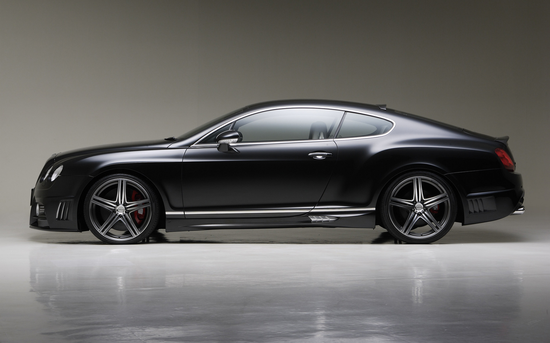 Bentley Continental GT, Black Car, Side View, Cool ...