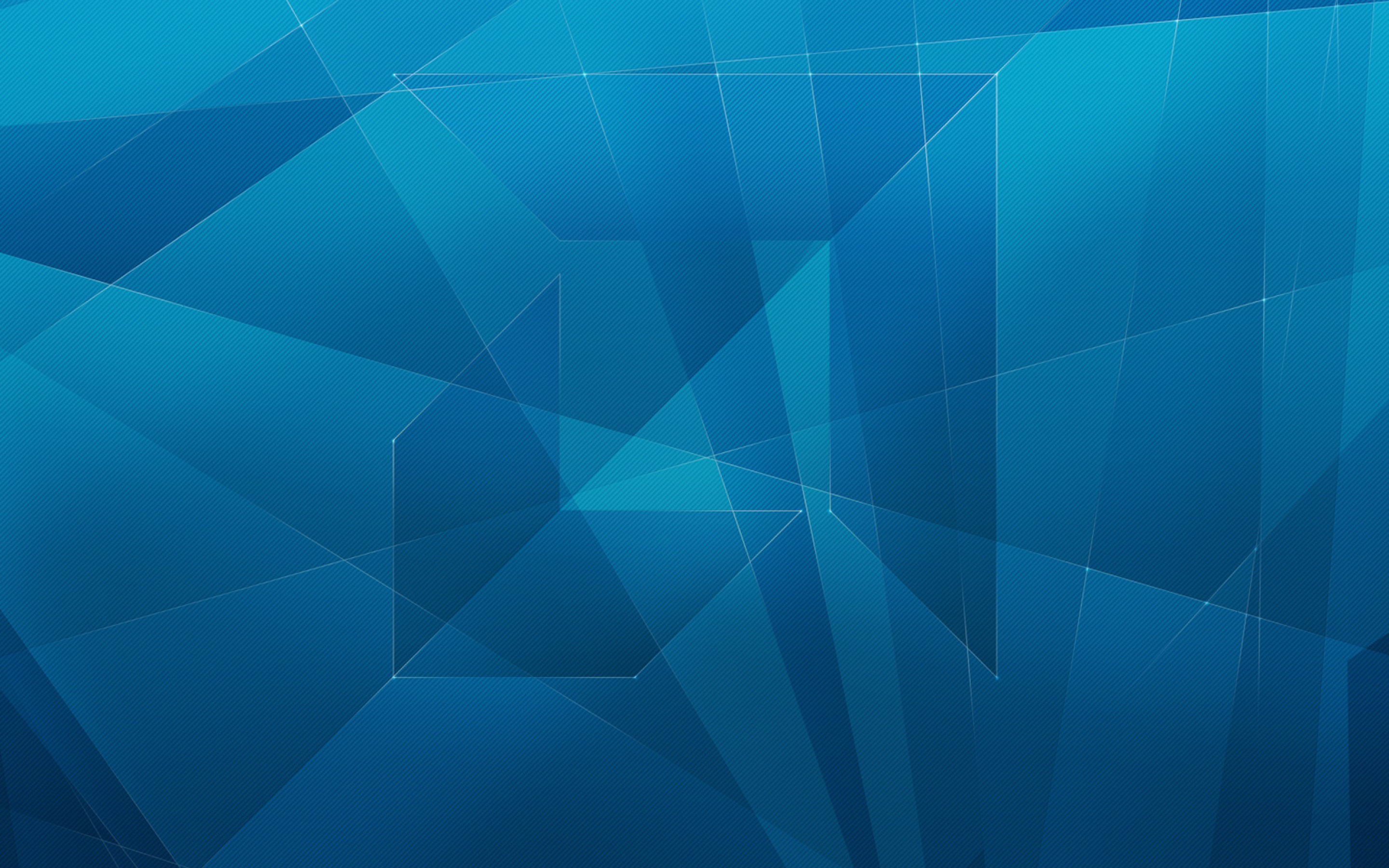 Silver lines and blue shapes wallpaper | 3d and abstract | Wallpaper Better