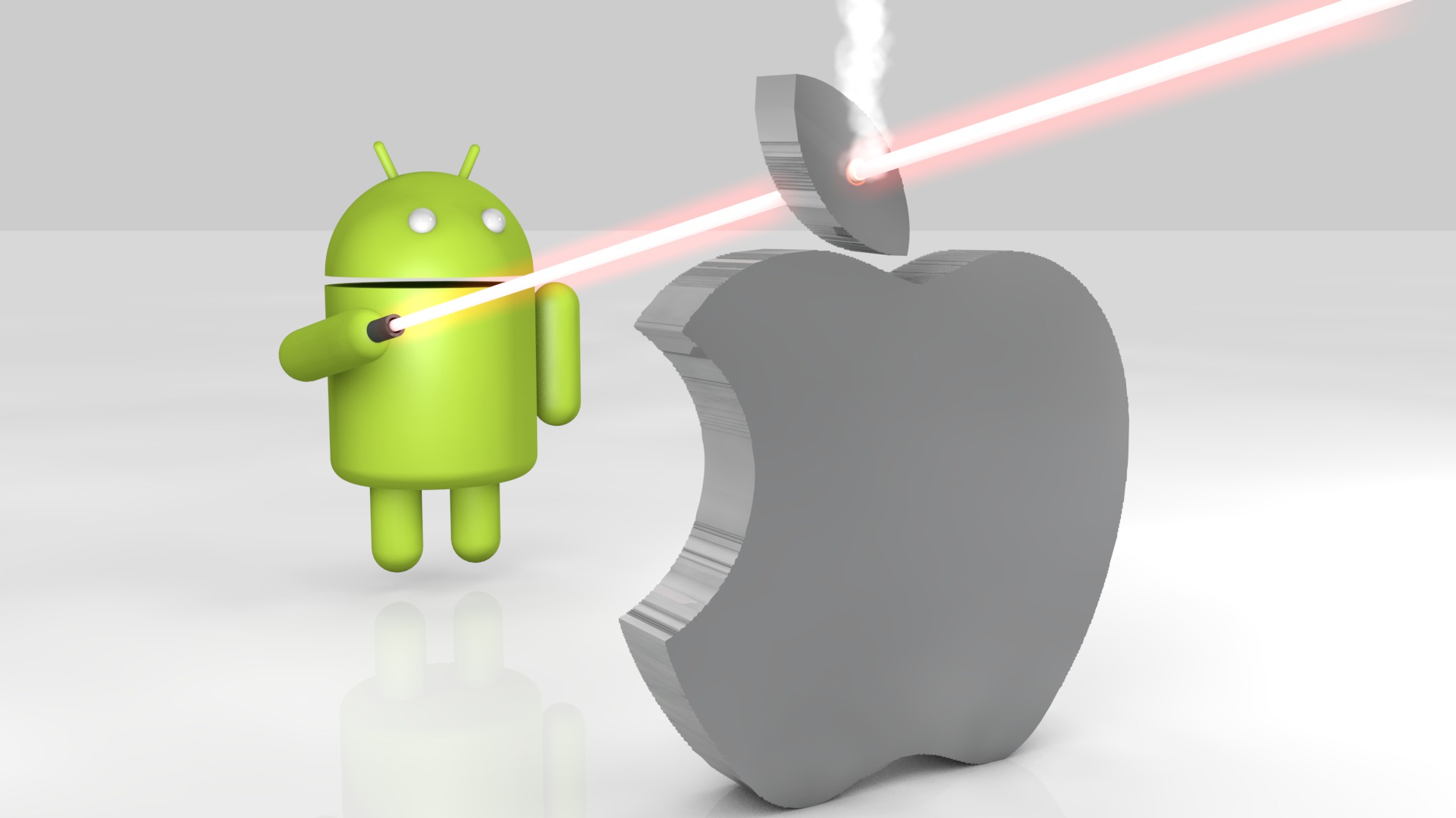 Android Vs Apple Hd 1080p Wallpaper Brands And Logos Wallpaper Better