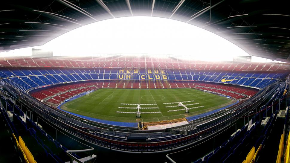 Barcelona Camp Nou Stadium wallpaper | sports | Wallpaper ...