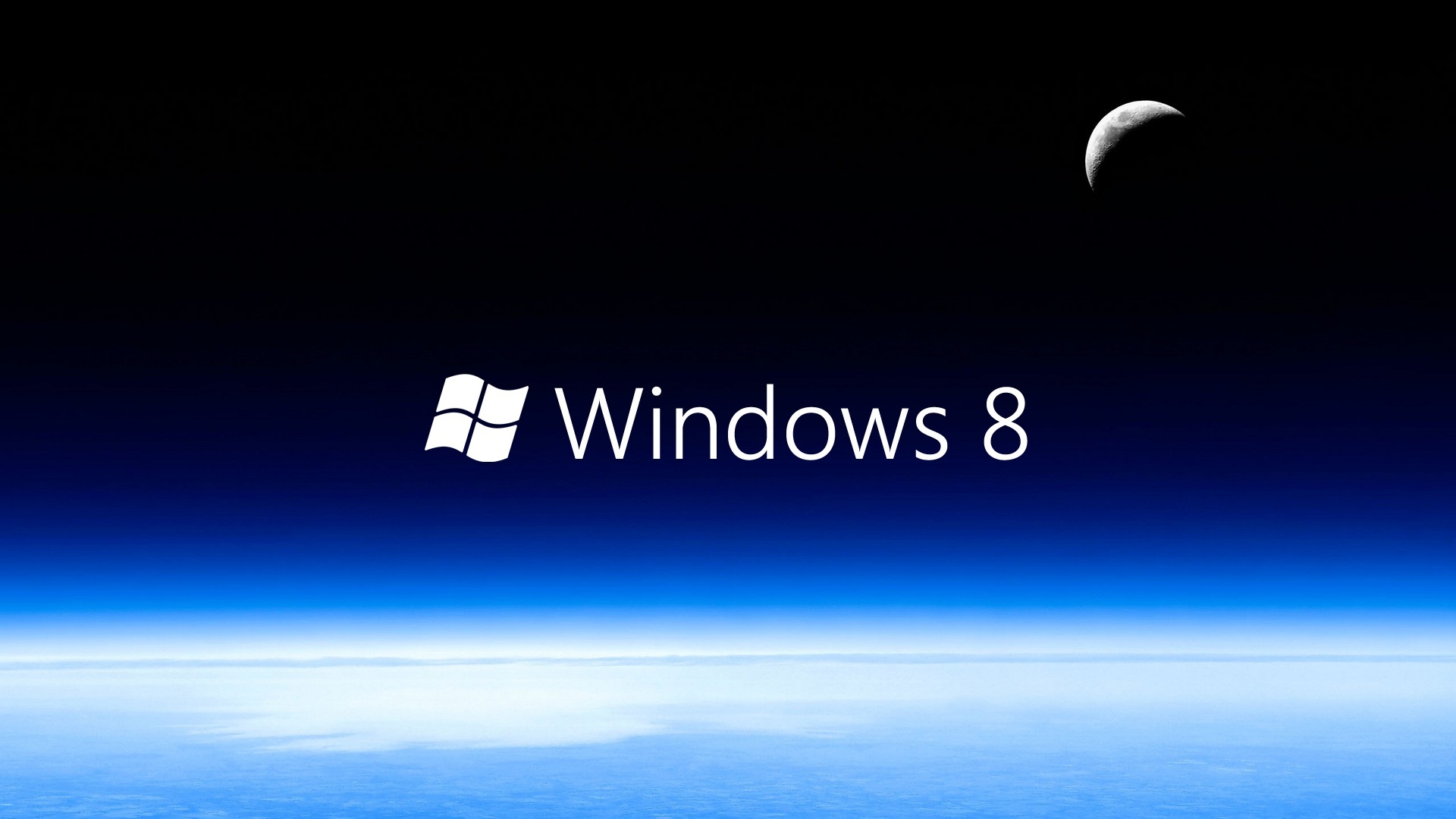 Moon Windows 8 HD Background Wallpaper Brands And Logos