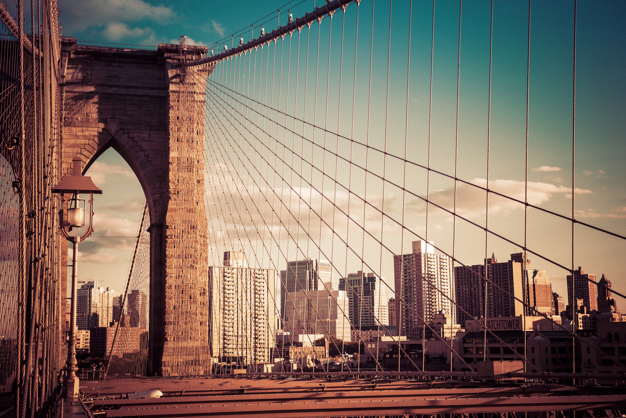 New York City, Brooklyn Bridge wallpaper | architecture | Wallpaper Better