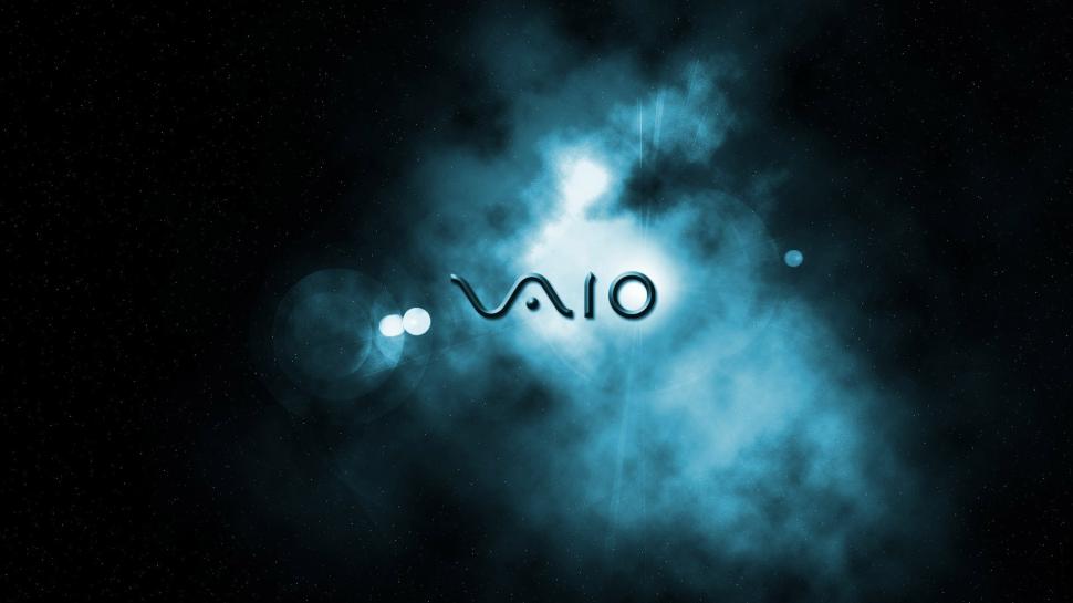 Sony Vaio logo, space background wallpaper | brands and ...