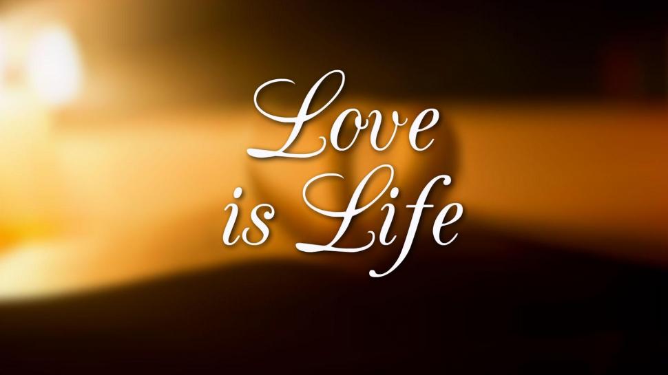 Love Is Life Quotes HD wallpaper | love | Wallpaper Better