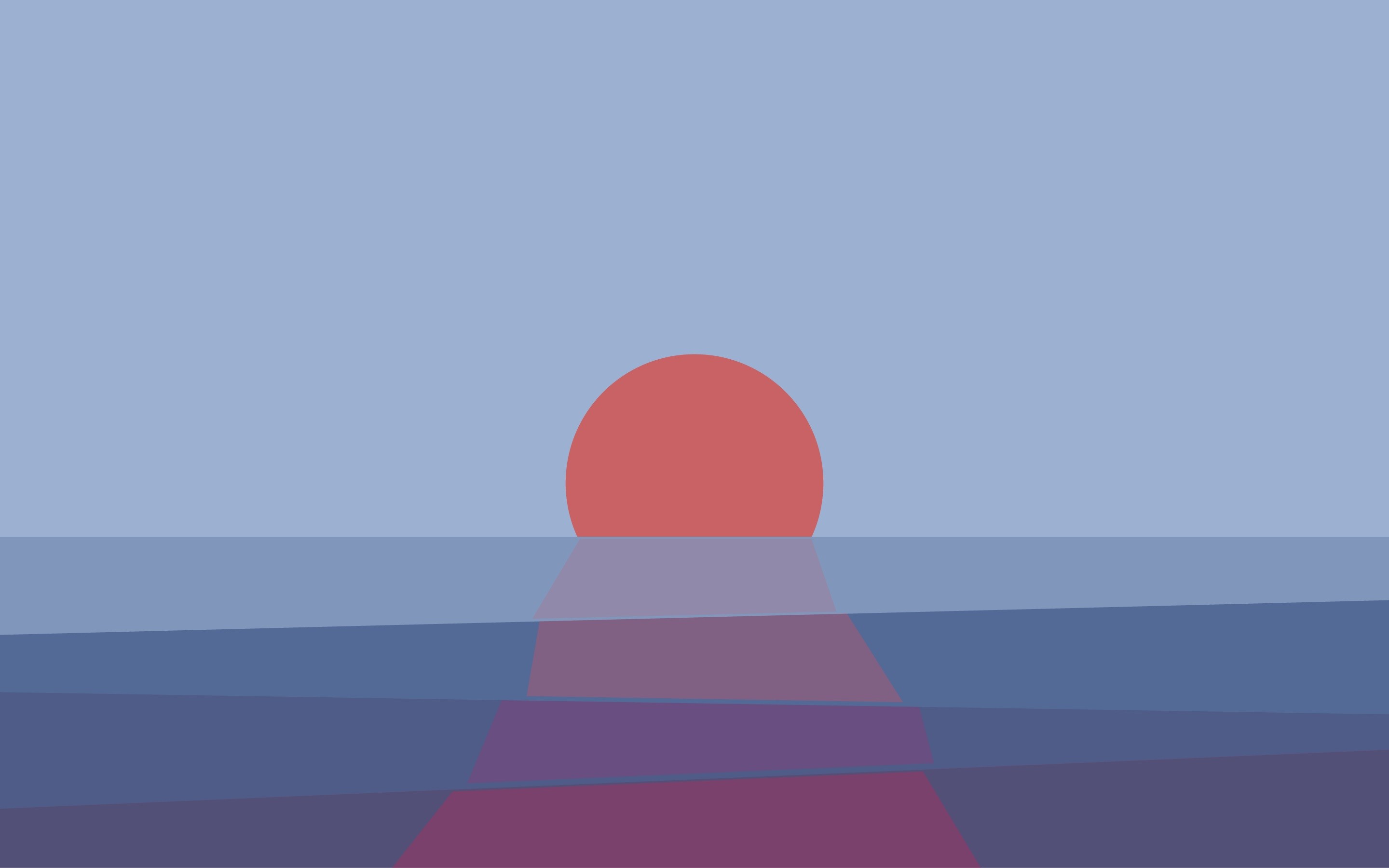 Sunset, Abstract, Minimalism wallpaper | 3d and abstract | Wallpaper Better