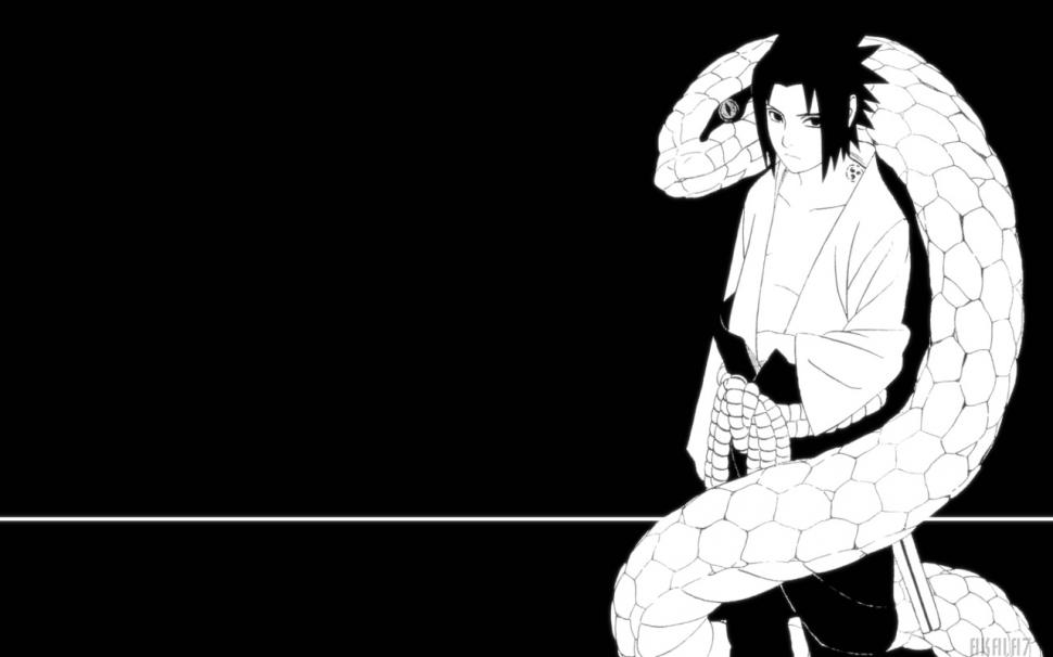 Sasuke with snake wallpaper,with wallpaper,sasuke wallpaper,snake wallpaper,anime wallpaper,1280x800 wallpaper
