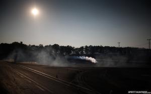 Sunlight Race Track Smoke Drift HD wallpaper thumb