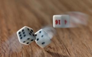 Table, Dice, Cube, Dots, Numbers, Board Games, Wood, Wooden Surface, Motion Blur wallpaper thumb
