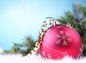 christmas decorations, balloon, decorating, thread, needles, close-up wallpaper thumb