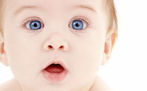 Cute Baby With Blue Eyes wallpaper thumb
