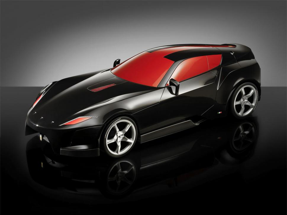 Ferrari Concept Black wallpaper,ferrari wallpaper,concepts wallpaper,cars wallpaper,1024x768 wallpaper