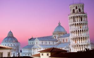 Leaning Tower of Pisa Italy wallpaper thumb
