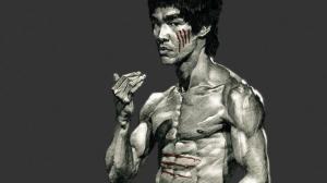 Bruce Lee Taunting HD wallpaper thumb