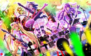Sword Souls, rock anime girls, music wallpaper thumb