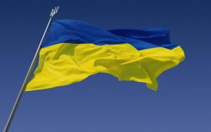 Ukraine flag wallpaper thumb