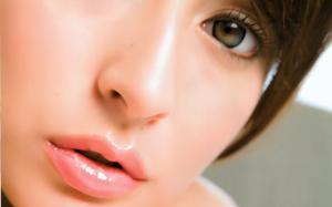 Leah Dizon Close up Face wallpaper thumb