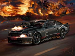 Death Race, Car, Fire wallpaper thumb