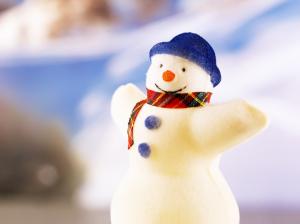 Happy Snowman Christmas wallpaper thumb