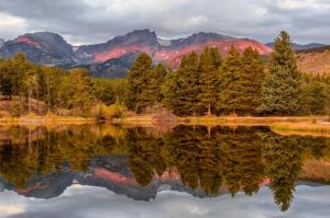 national park, usa, colorado, fall, trees, reflection wallpaper thumb