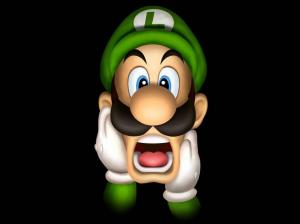 Luigi Mario Black HD wallpaper thumb