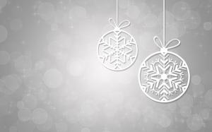 Snowflake ornaments wallpaper thumb