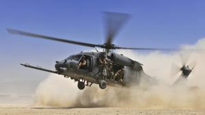 Military helicopter are landing wallpaper thumb