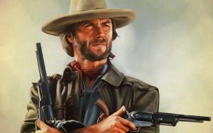 Clint Eastwood Artwork wallpaper thumb