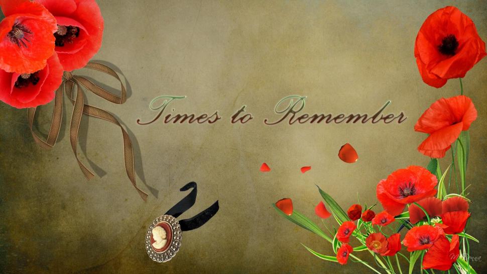 Times To Remember wallpaper,firefox persona HD wallpaper,brooch HD wallpaper,vintage HD wallpaper,ribbons HD wallpaper,poppies HD wallpaper,parhcment HD wallpaper,flowers HD wallpaper,spring HD wallpaper,cameo HD wallpaper,antique HD wallpaper,summ HD wallpaper,1920x1080 wallpaper