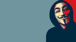 Anonymous, Face, Mask, Minimalism, Guy Fawkes Mask, Hope Posters wallpaper thumb