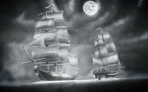 Moonshine Sailing wallpaper thumb