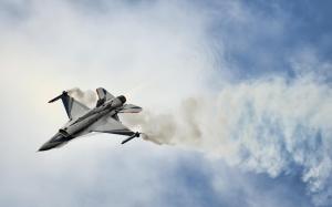 Belgian Air Force F-16 Smoke wallpaper thumb