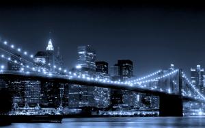 New York Brooklyn Bridge wallpaper thumb