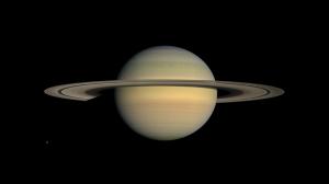 Saturn Black Planet HD wallpaper thumb