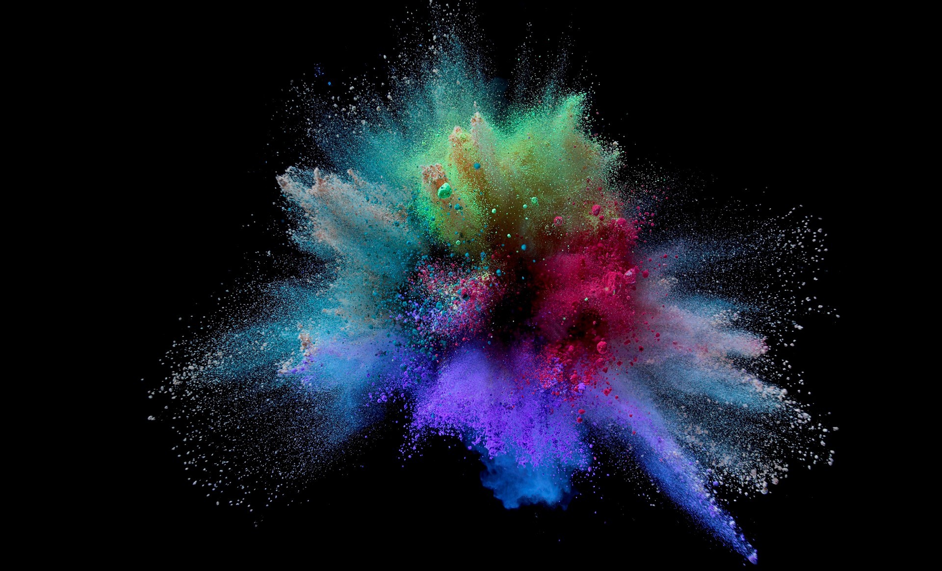 Powder, Colorful, Splash wallpaper | 3d and abstract | Wallpaper Better