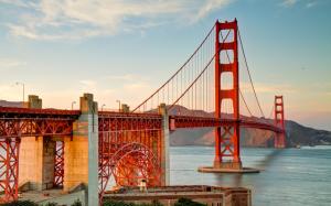 San Francisco Bridge, Golden Gate, sky, clouds wallpaper thumb