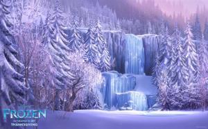 Disney Frozen Movie Waterfall wallpaper thumb