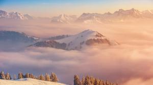 Landscape, Mist, Mountain, Snow wallpaper thumb