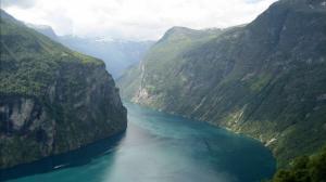 Fjord at Mt. Molden, Norway HD wallpaper thumb