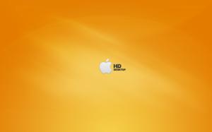 Apple HD Orange 1 wallpaper thumb