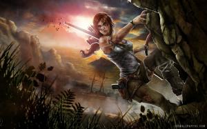 Lara Croft Concept wallpaper thumb