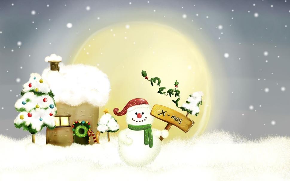 Merry Christmas wallpaper,holiday HD wallpaper,snowman HD wallpaper,vacation HD wallpaper,1920x1200 wallpaper