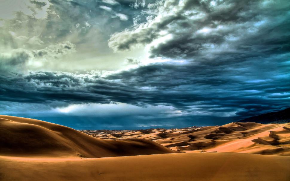 Clouds over Desert wallpaper,desert HD wallpaper,nature HD wallpaper,clouds HD wallpaper,over HD wallpaper,2560x1600 wallpaper