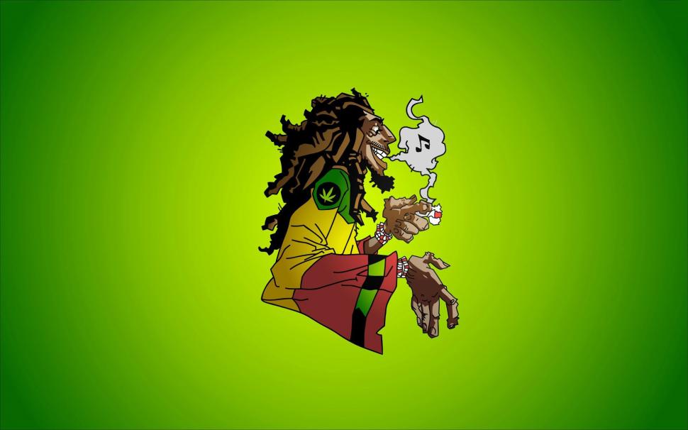 Bob Marley Caricature wallpaper,smoke HD wallpaper,marijuana HD wallpaper,1920x1200 wallpaper