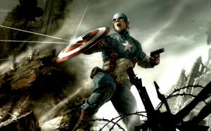 Captain America CG wallpaper thumb