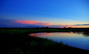 Landscape, Sunset, Lake, Grass wallpaper thumb