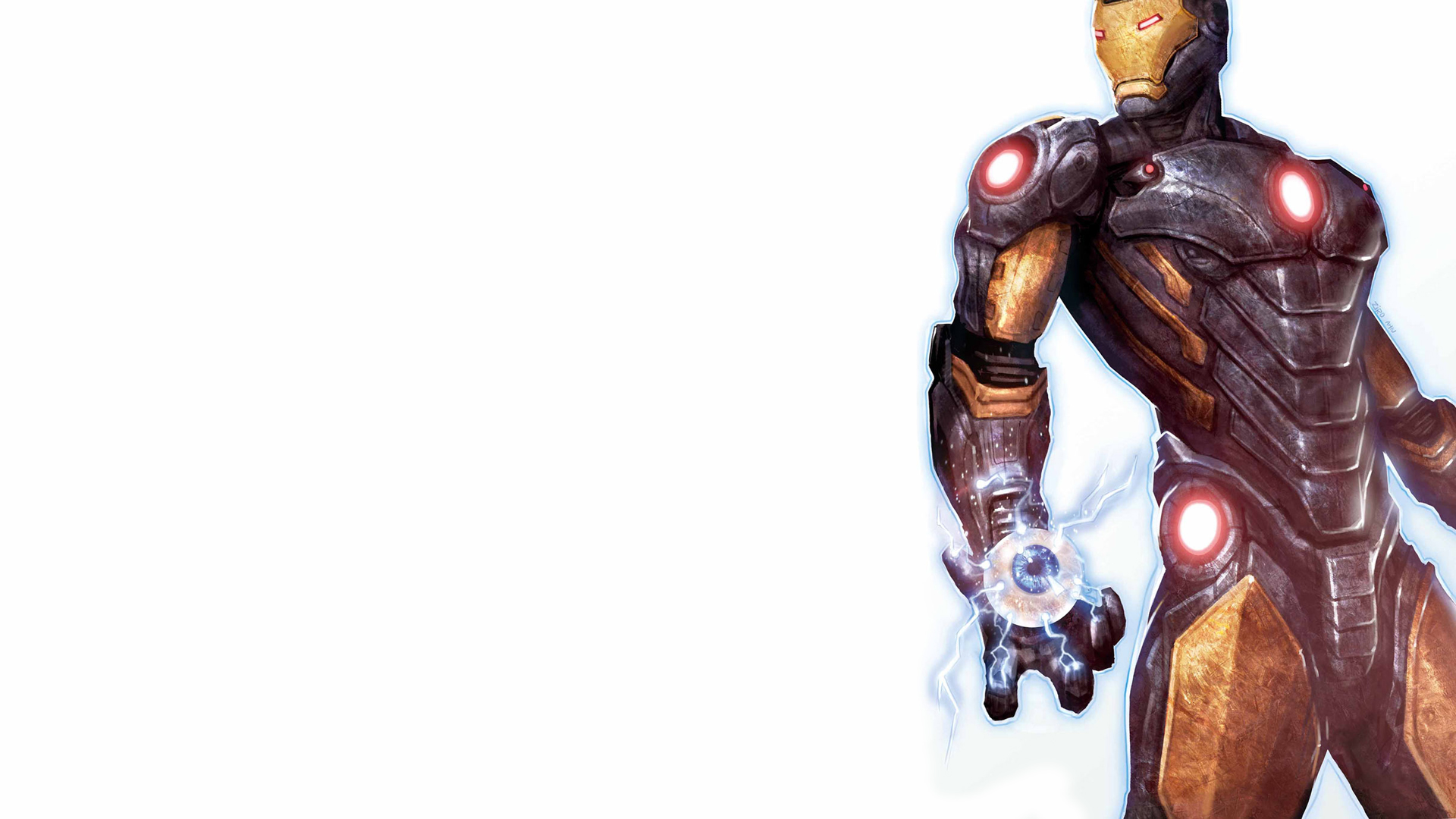 Iron Man White Marvel HD wallpaper | anime | Wallpaper Better