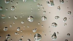 Water Drops Glass Window Rain Bokeh Best wallpaper thumb