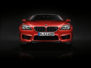 2015 BMW M6 coupe, F13 red car front view wallpaper thumb