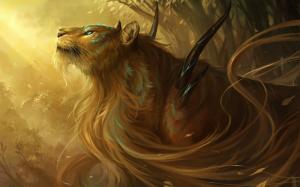 Lion Fantasy Art wallpaper thumb